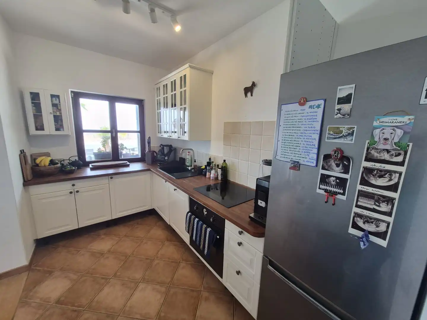 Cuina de Casa o xalet en venda en San Bartolomé amb Aire condicionat, Jardí privat i Terrassa
