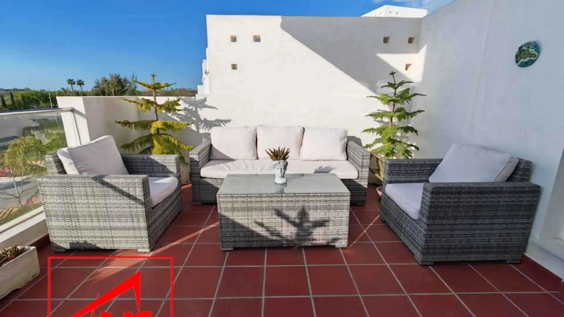Terraza de Ático en venta en Chipiona con Aire acondicionado, Terraza y Piscina