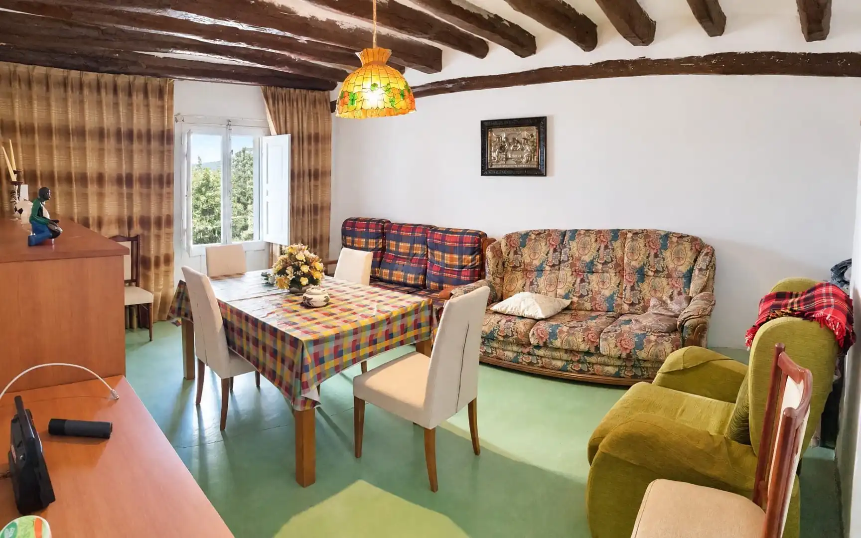 Menjador de Finca rústica en venda en Villalba de Perejil amb Jardí privat, Terrassa i Traster