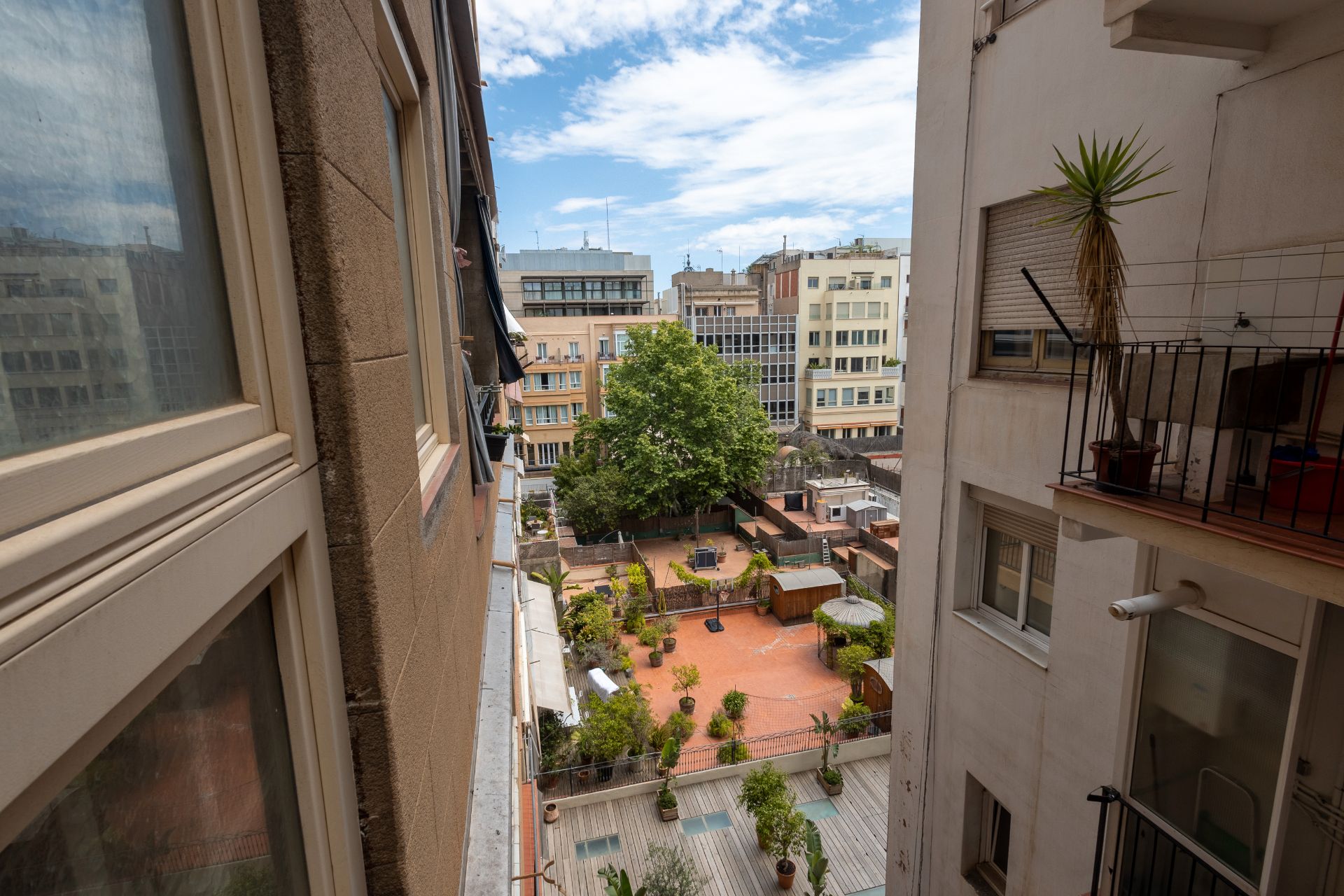 Terrace of Flat for sale in  Barcelona Capital  with Air Conditioner, Heating and Parquet flooring