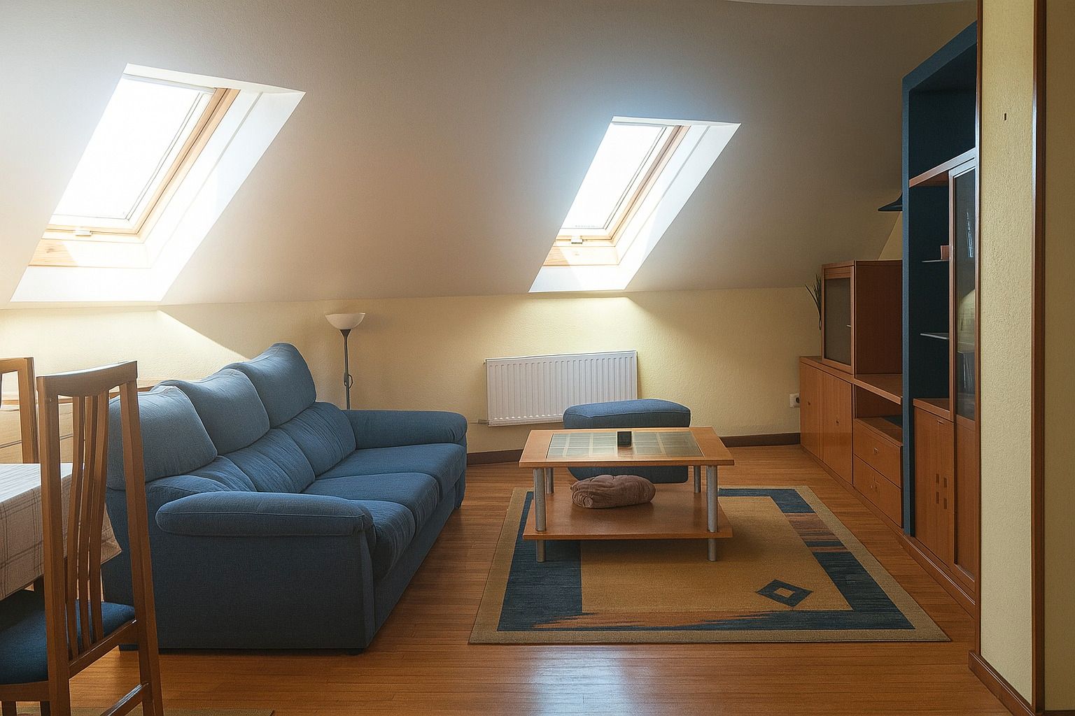 Living room of Flat to rent in Santander  with Heating, Storage room and Furnished