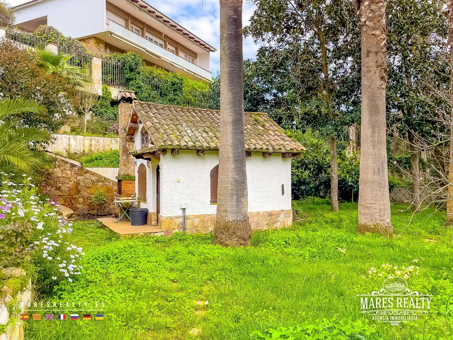 Jardín de Casa o chalet en venta en Lloret de Mar con Aire acondicionado, Calefacción y Jardín privado