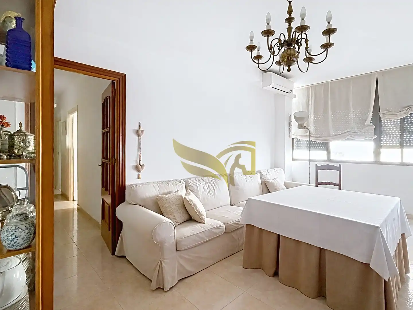 Sala de estar de Piso en venta en  Sevilla Capital con Aire acondicionado, Calefacción y Amueblado