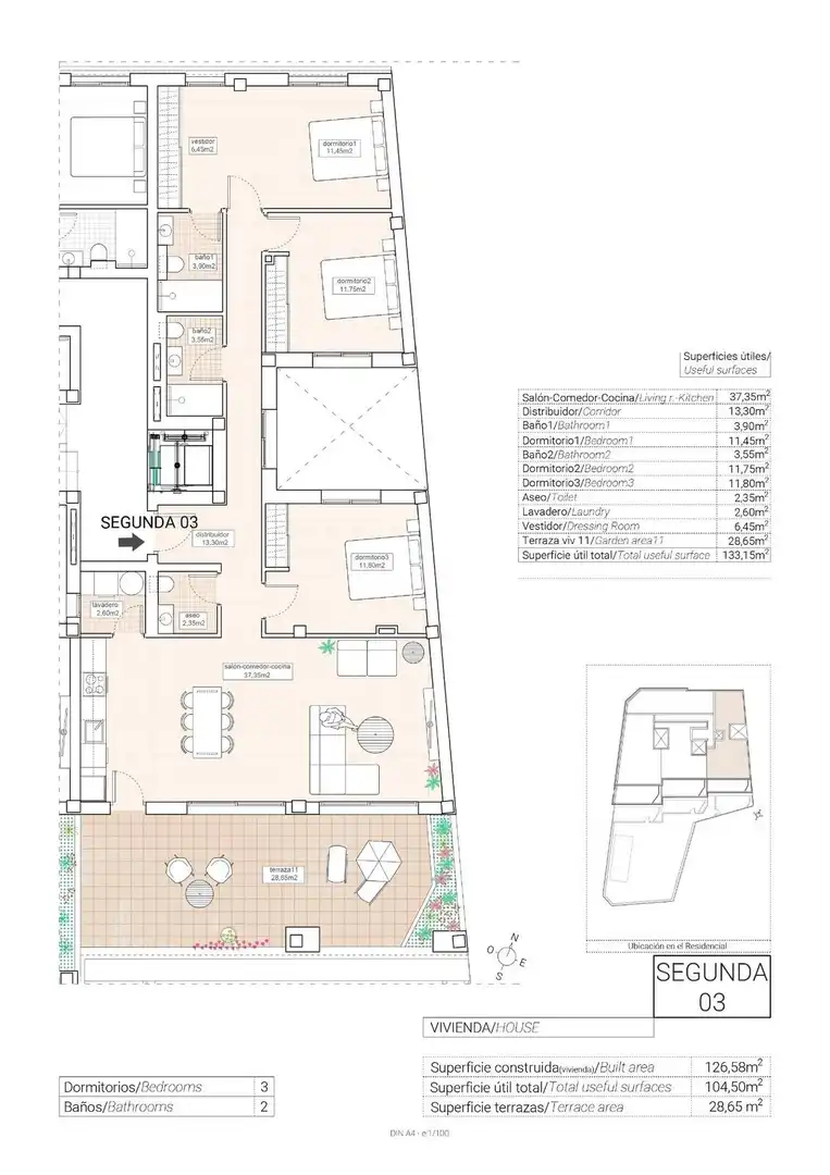 Apartment with terrace for sale in Hondón de las Nieves / El Fondó de les Neus, imagen 31