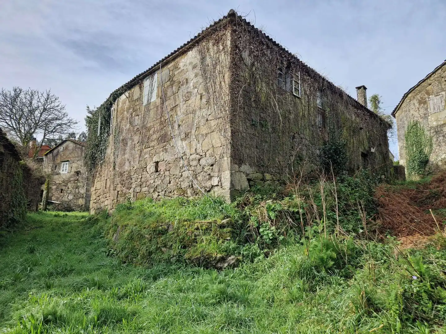 Vista exterior de Casa o chalet en venta en Brión con Trastero