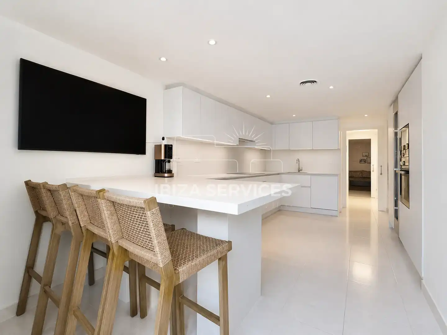 Kitchen of Houses for sale in Eivissa  with Air Conditioner and Swimming Pool