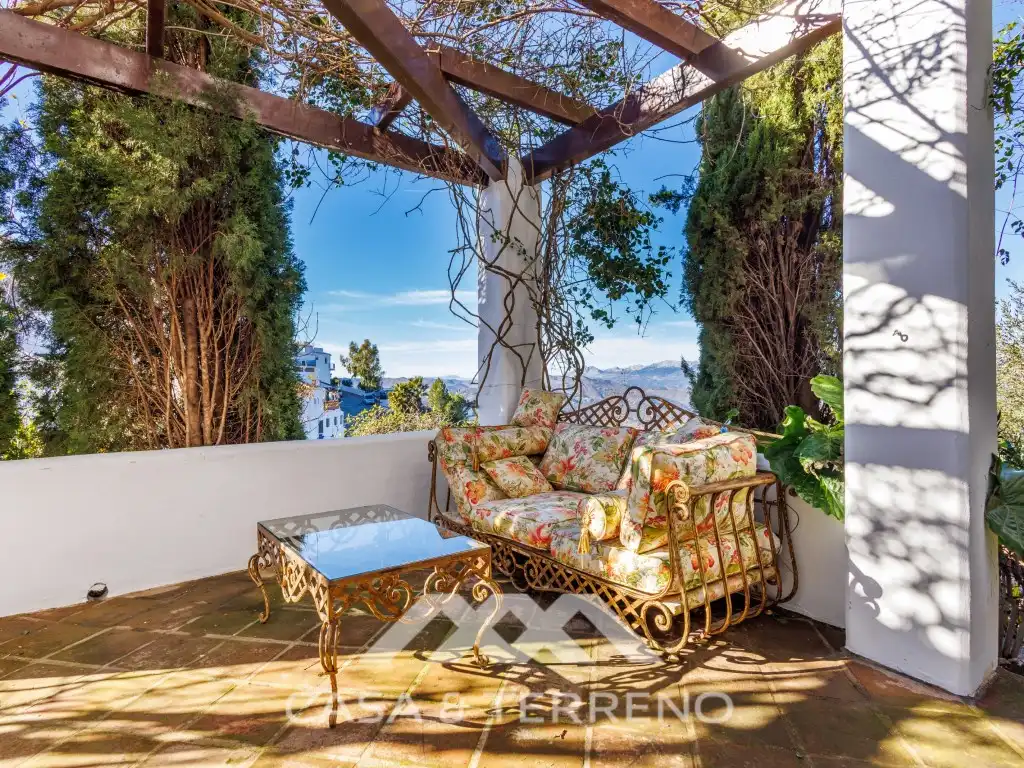 Terraza de Casa o chalet en venta en Comares con Aire acondicionado, Jardín privado y Terraza