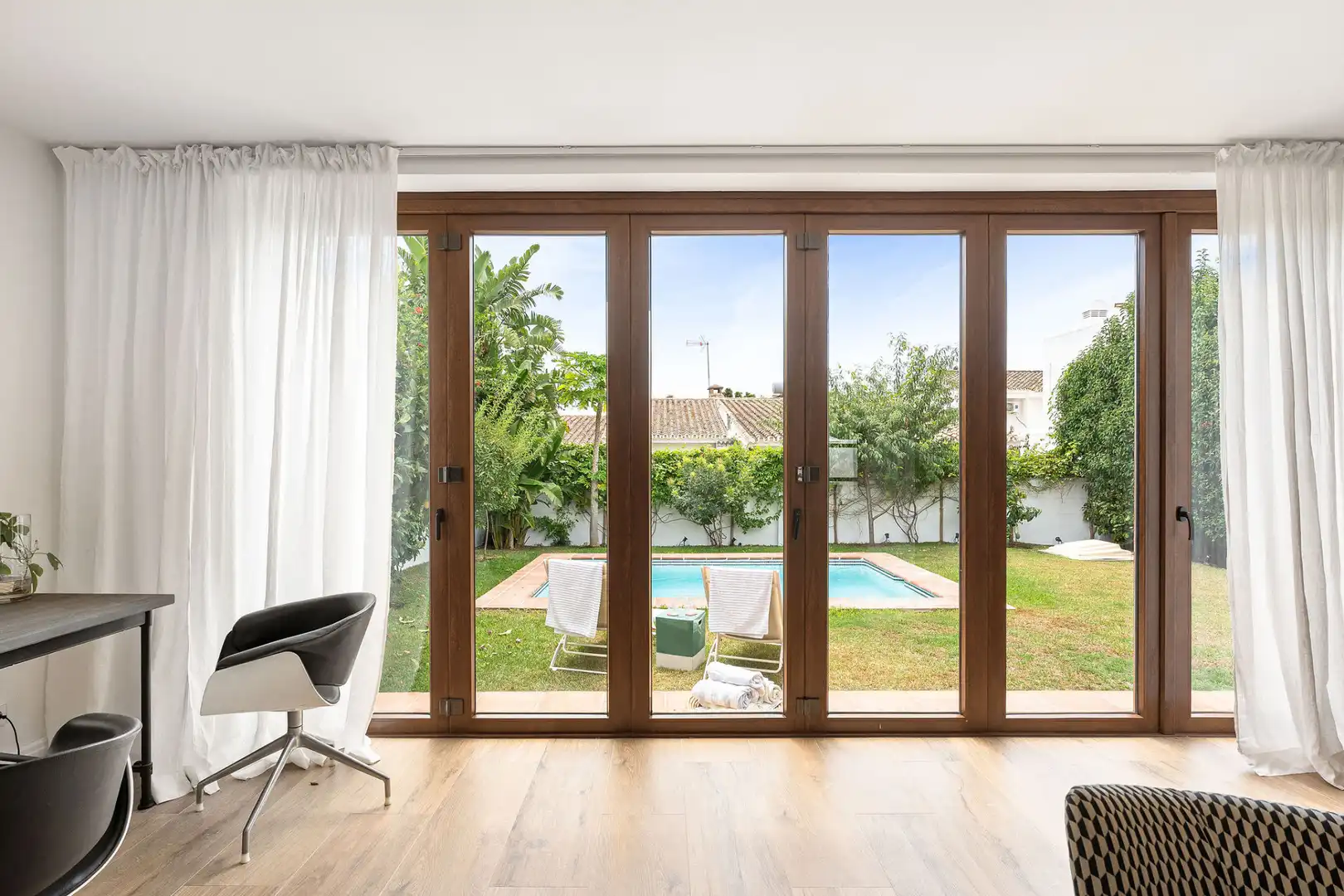 Terraza de Casa o chalet en venta en Estepona con Aire acondicionado, Jardín privado y Terraza