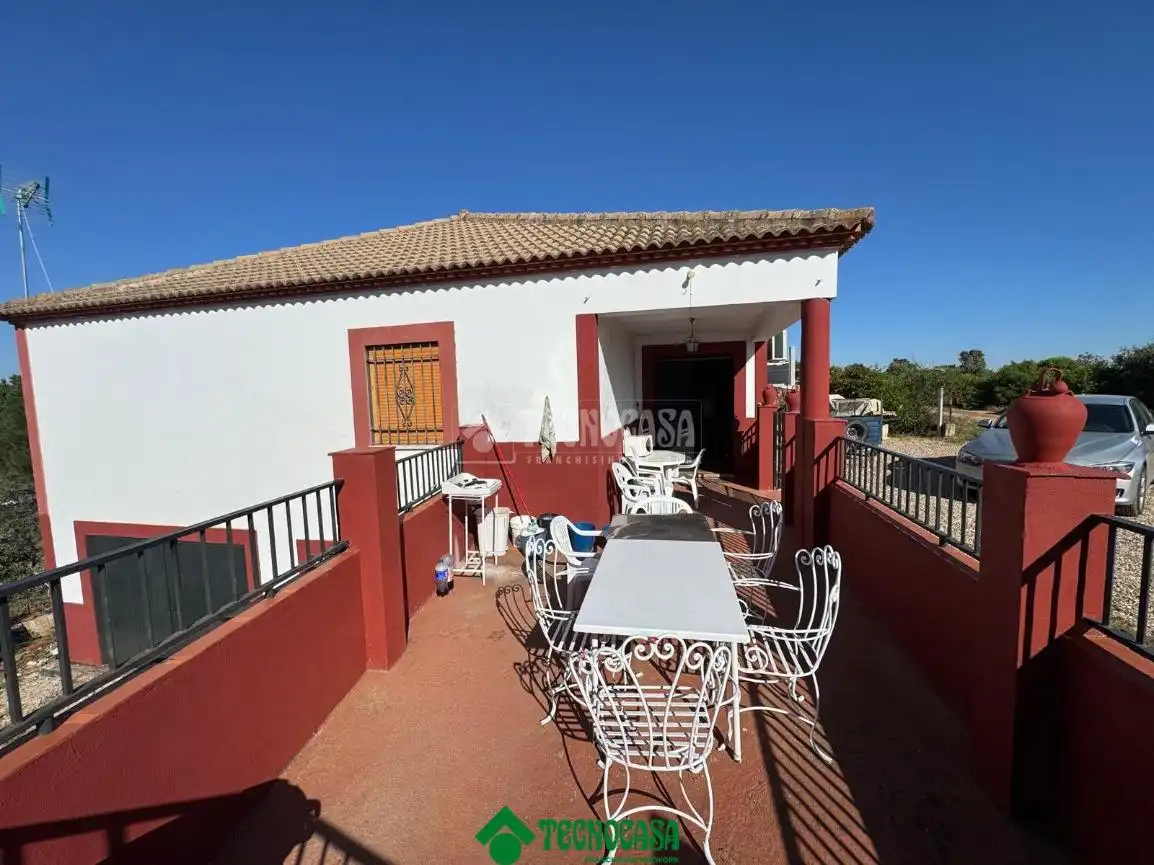 Terraza de Finca rústica en venta en Montoro con Aire acondicionado, Calefacción y Amueblado