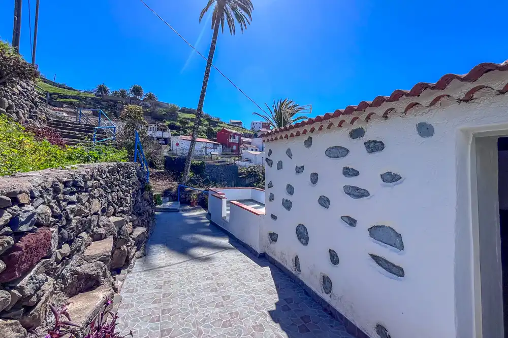 Vista exterior de Finca rústica en venta en Vallehermoso con Terraza
