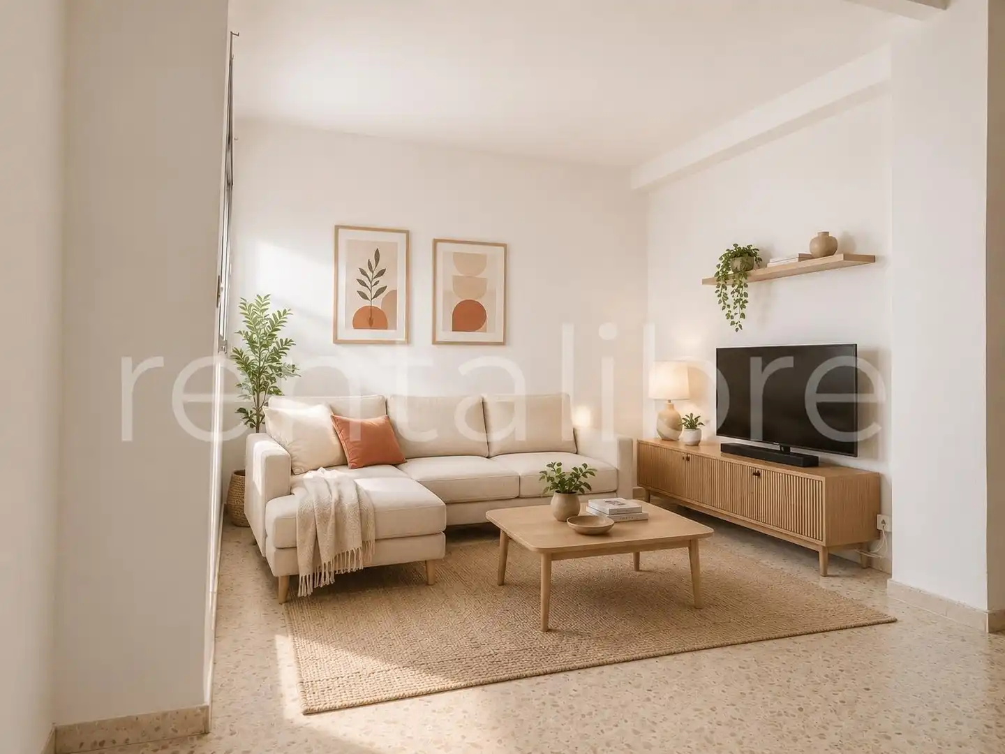 Sala de estar de Piso en venta en Sanlúcar de Barrameda con Jardín privado y Terraza