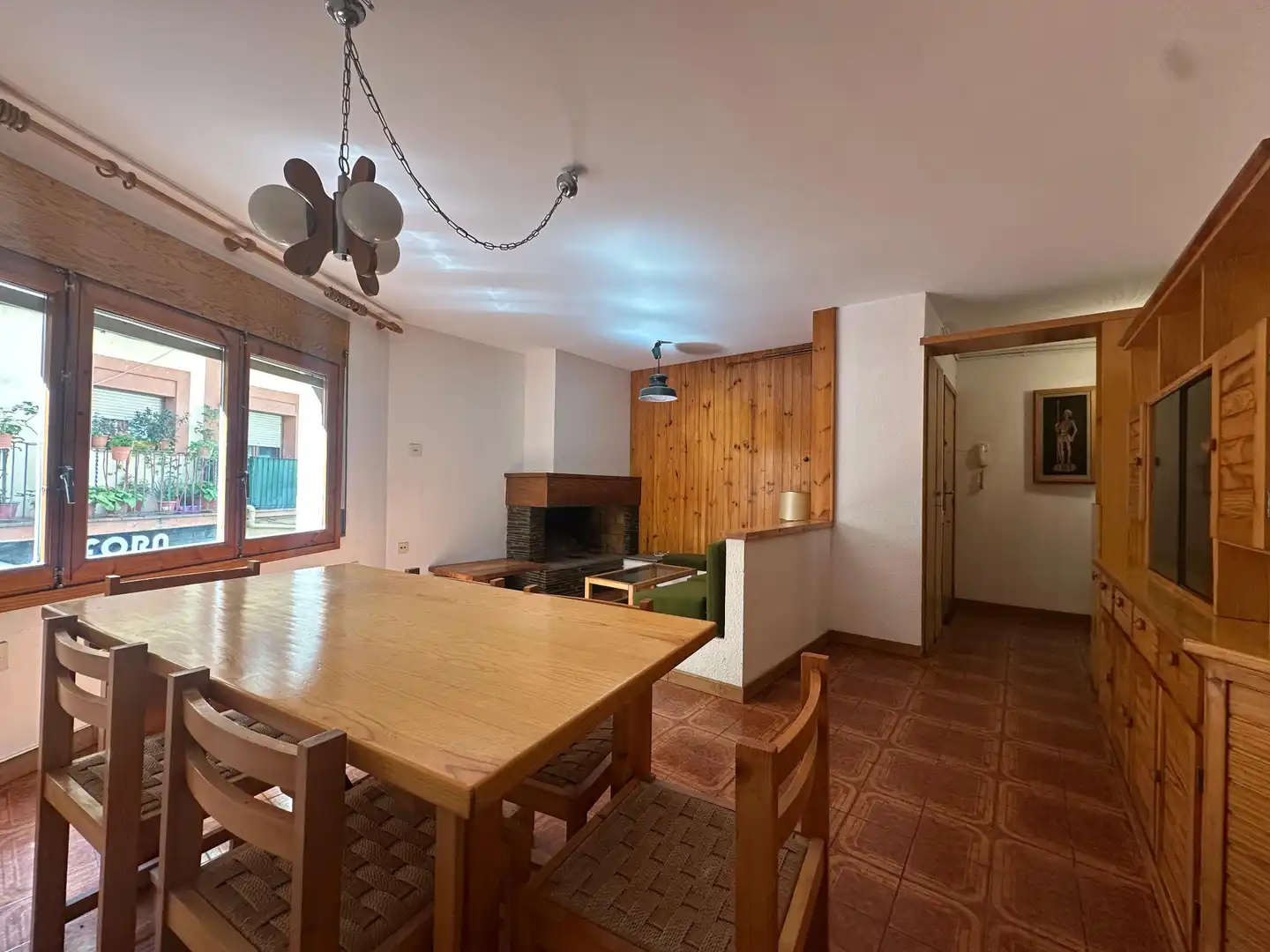 Esszimmer von Wohnung zum Verkauf in Sort mit Heizung, Parkett und Möbliert