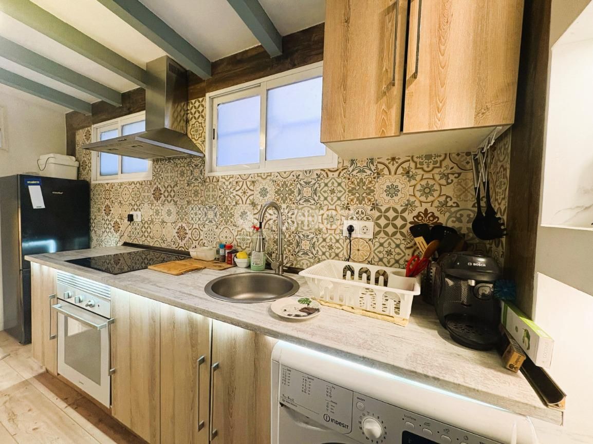 Kitchen of Flat for sale in  Barcelona Capital  with Air Conditioner and Terrace