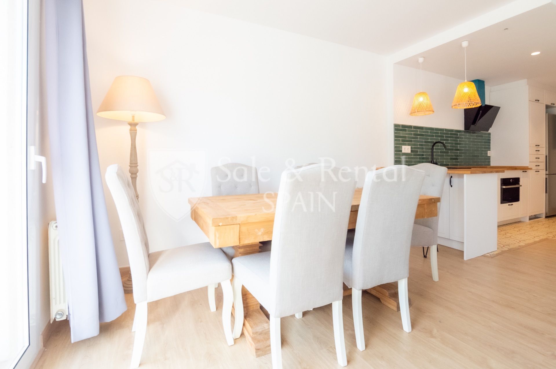 Dining room of Flat for sale in Blanes  with Heating, Terrace and Storage room