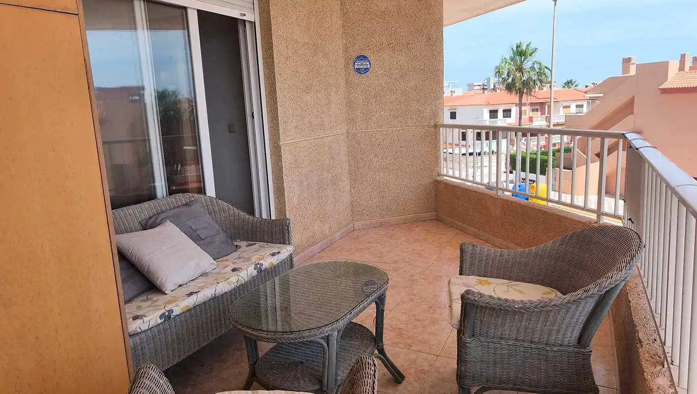 Terraza de Apartamento en venta en Xeraco con Aire acondicionado, Calefacción y Jardín privado