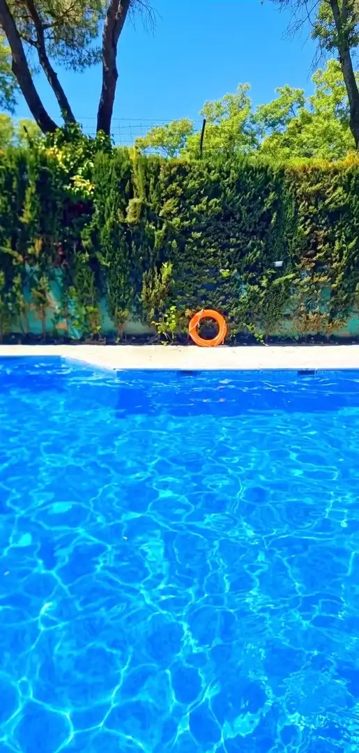 Piscina de Apartament de lloguer en Sevilla amb Aire condicionat, Jardí privat i Moblat