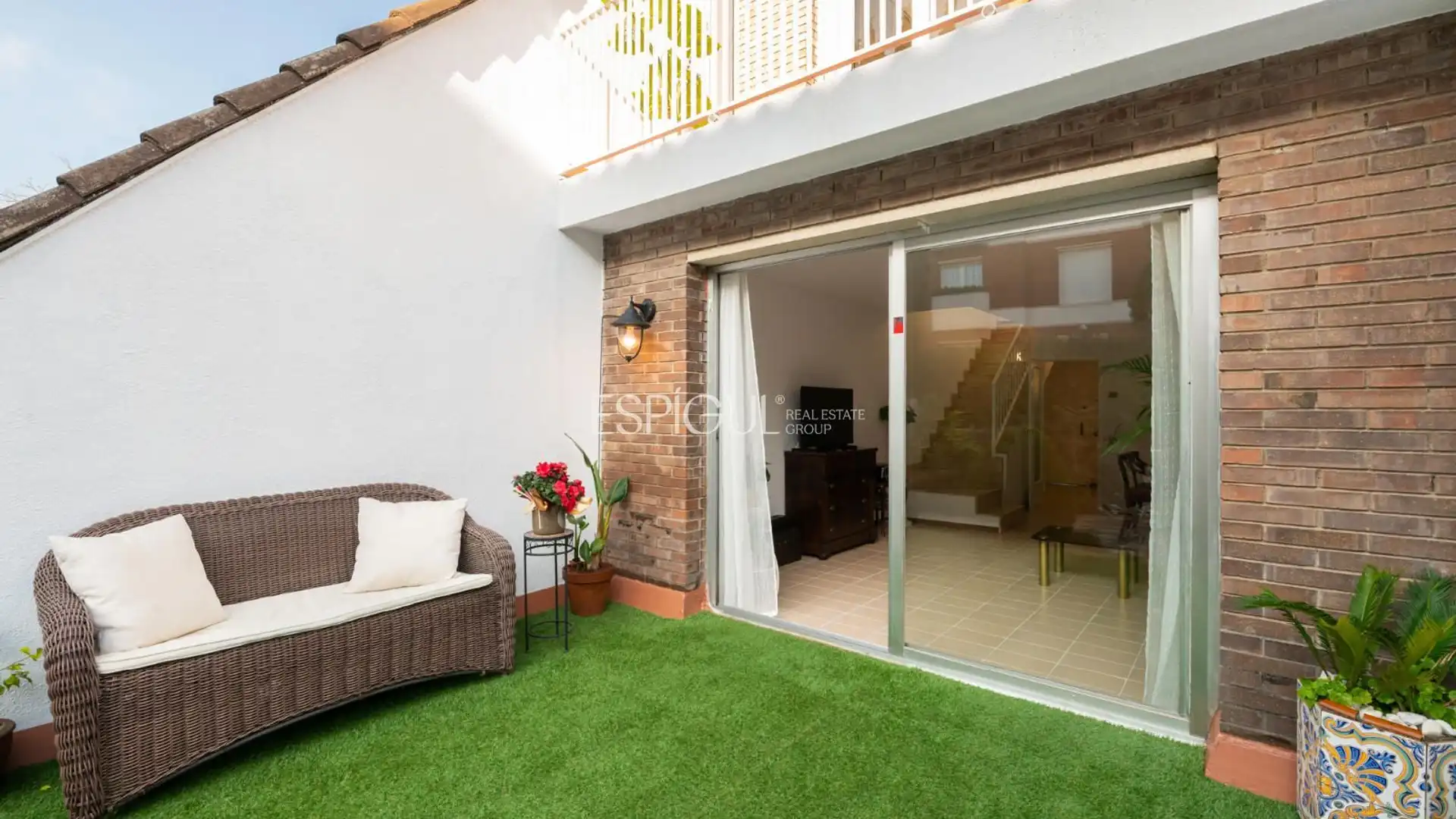 Terraza de Casa adosada en venta en Sant Cugat del Vallès con Aire acondicionado, Calefacción y Terraza