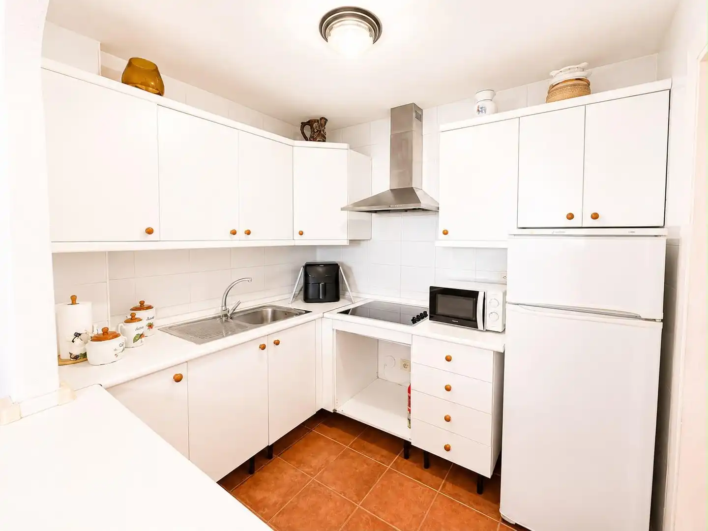 Kitchen of Flat for sale in Benalmádena  with Air Conditioner, Terrace and Furnished