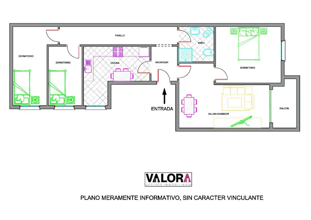 Piso en venta en Cartagena con Aire acondicionado, Amueblado y Balcón