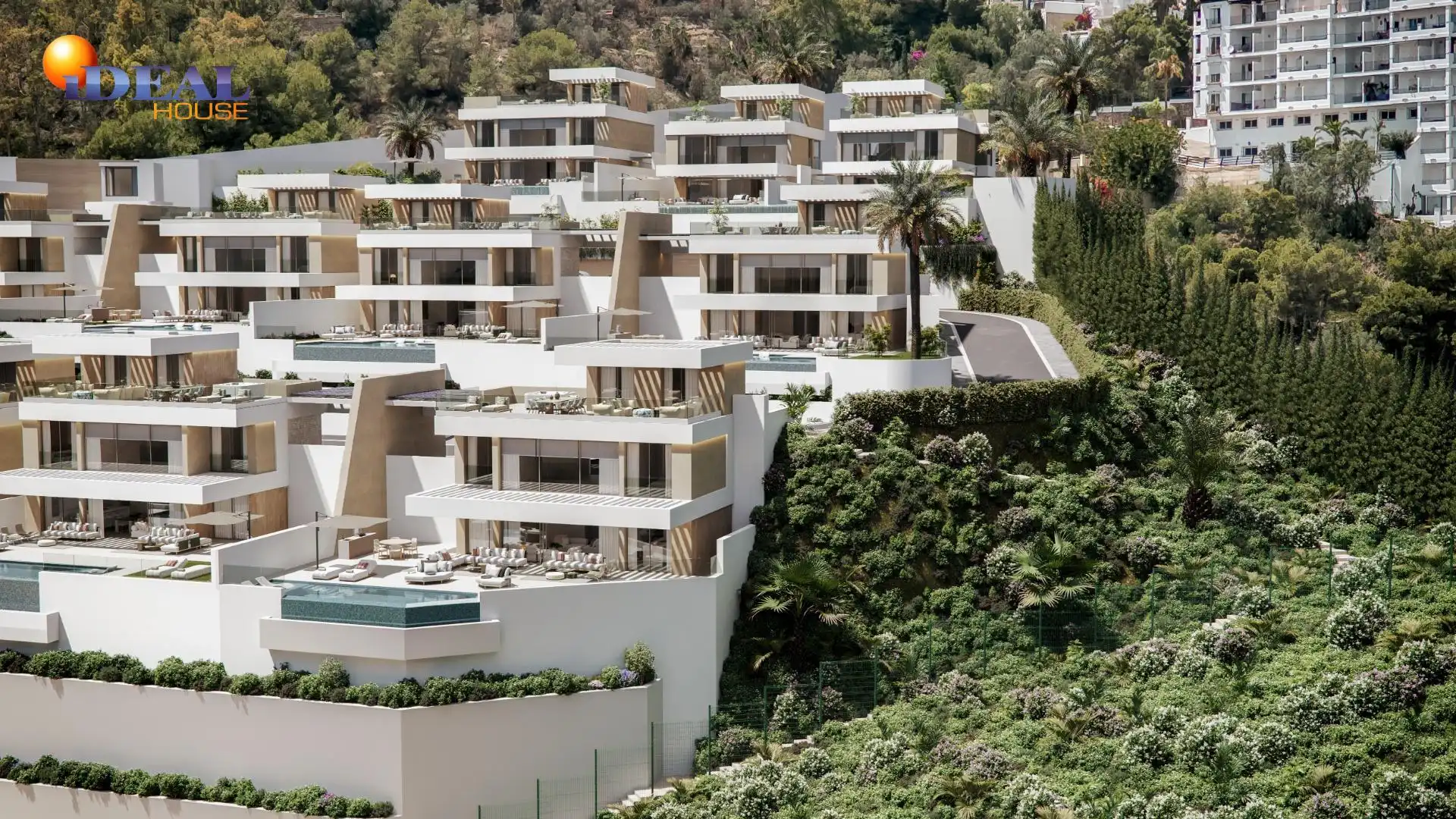 Vista exterior de Casa o xalet en venda en Almuñécar amb Aire condicionat, Jardí privat i Terrassa