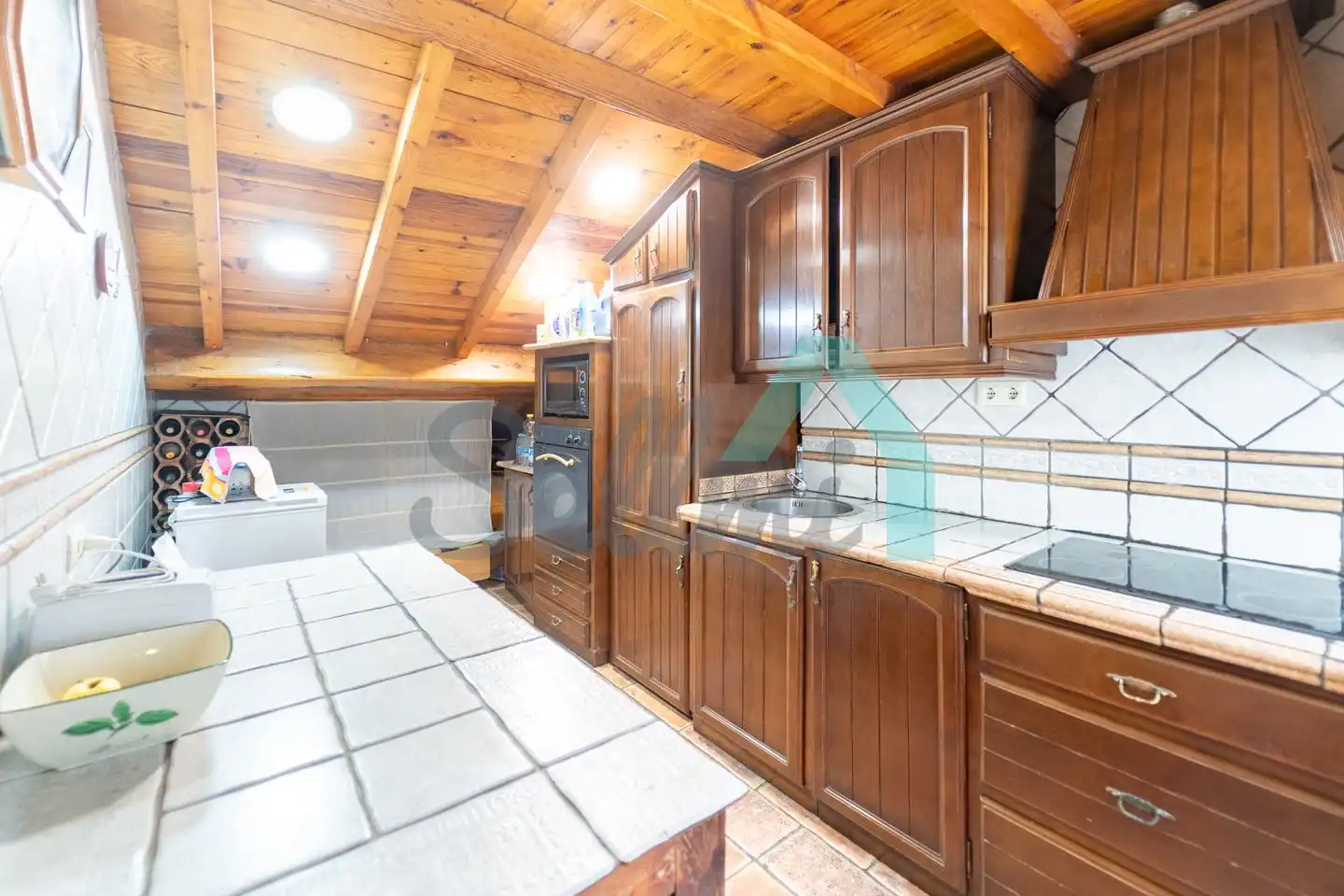 Küche von Maisonette zum Verkauf in Valdés - Luarca mit Heizung und Parkett