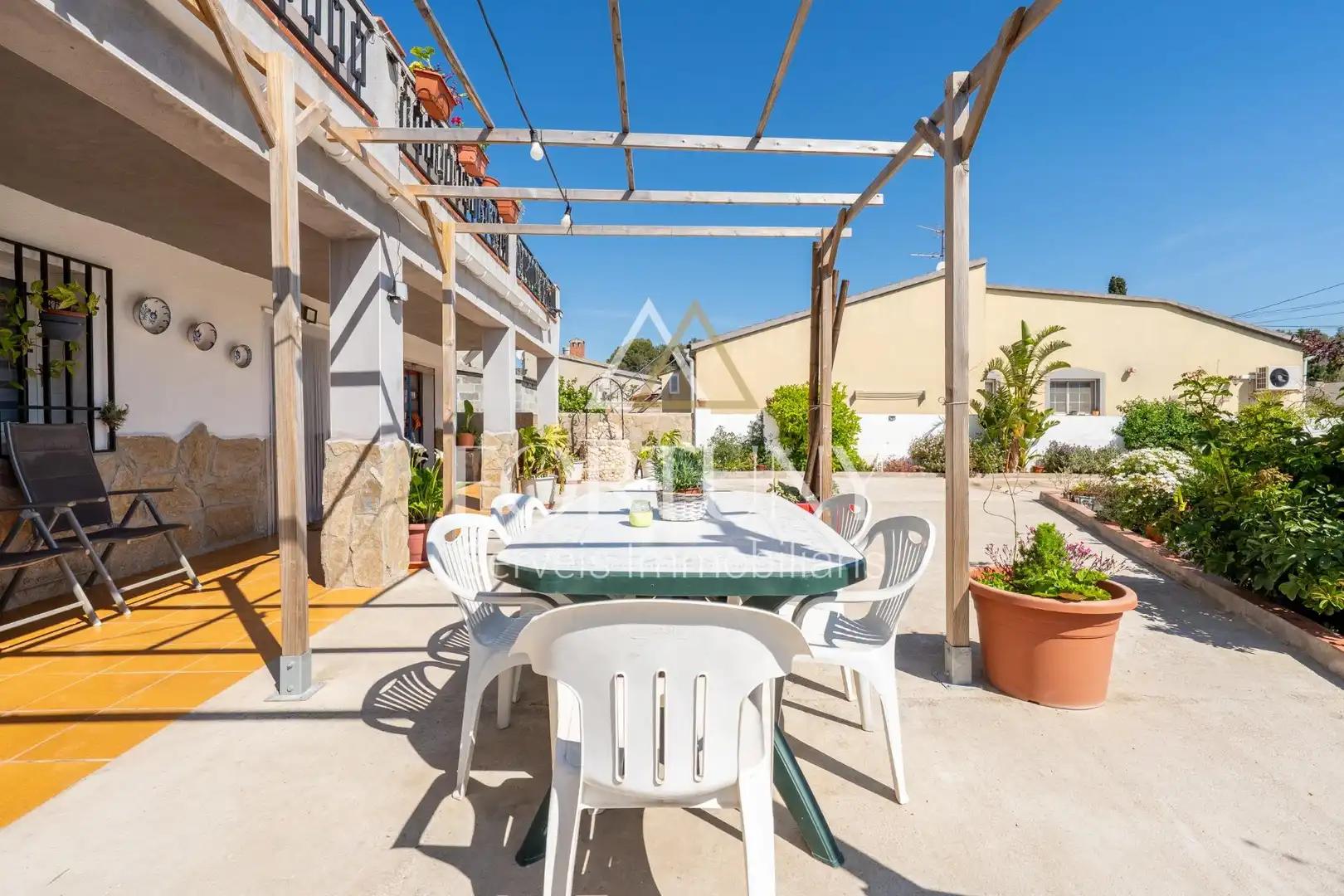 Terrassa de Casa o xalet en venda en Alcover amb Aire condicionat, Jardí privat i Terrassa