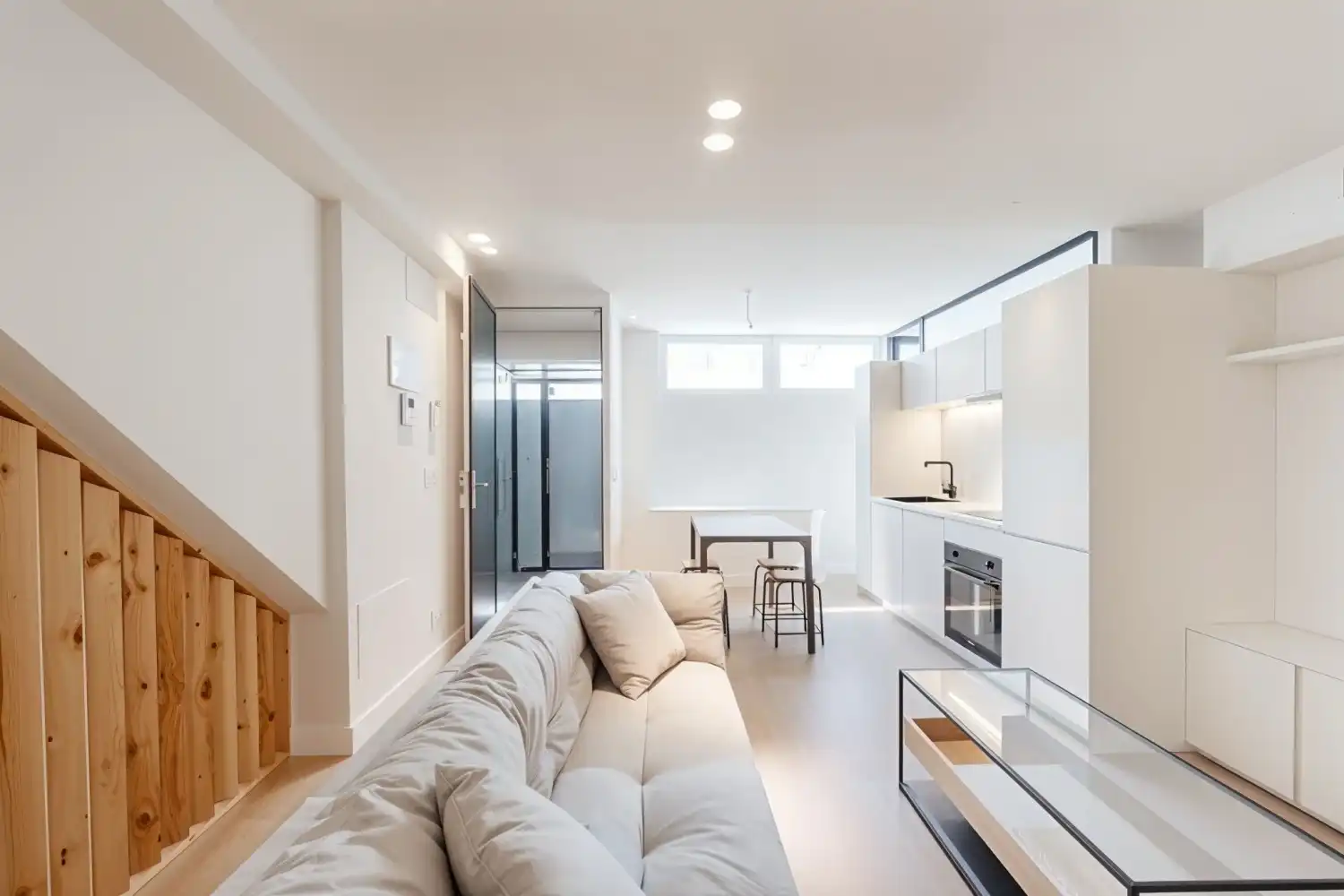 Sala d'estar de Casa o xalet en venda en Madrid amb Aire condicionat, Traster i Moblat