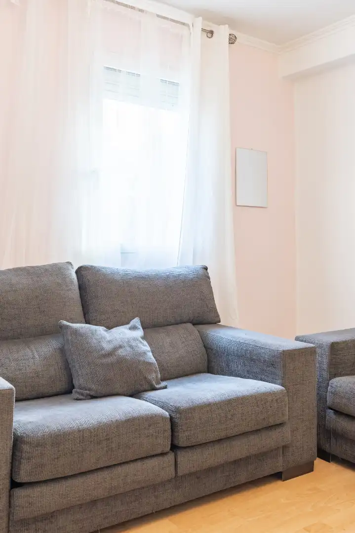Sala d'estar de Pis en venda en Valencia amb Aire condicionat, Parquet i Moblat
