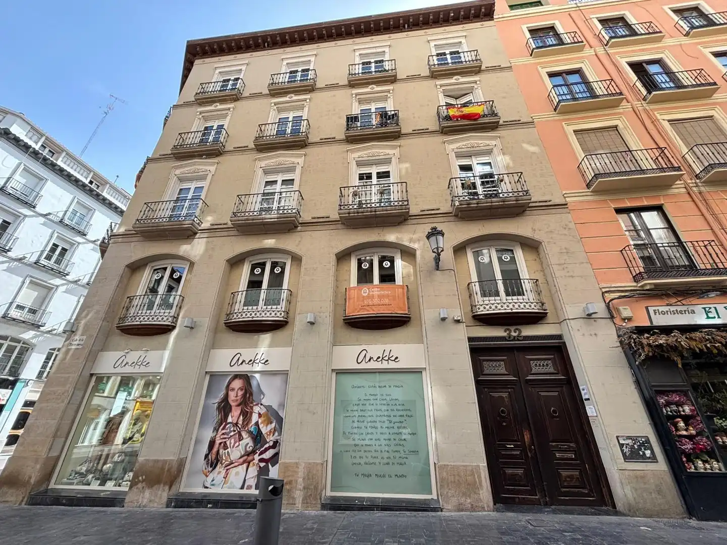 Vista exterior de Piso de alquiler en Zaragoza con Aire acondicionado, Calefacción y Amueblado