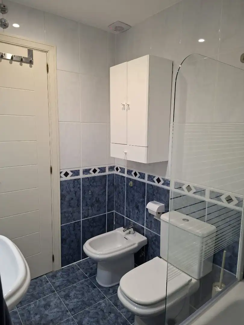 Badezimmer von Wohnungen zur Miete in Villanueva de la Cañada mit Heizung, Parkett und Möbliert