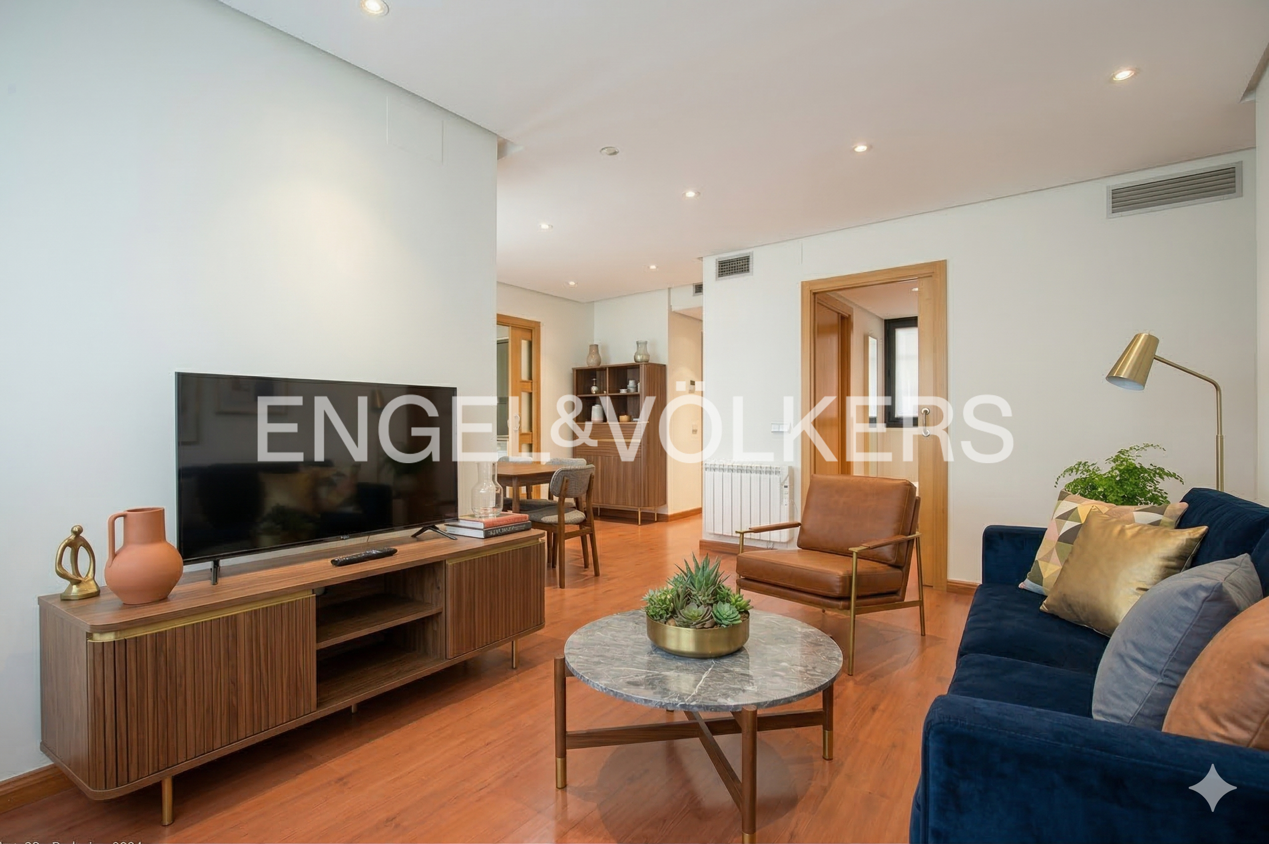 Wohnzimmer von Wohnung zum Verkauf in  Madrid Capital mit Klimaanlage, Heizung und Möbliert