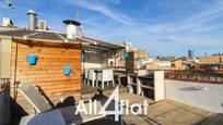 Terrace of Attic to rent in  Barcelona Capital  with Air Conditioner, Heating and Parquet flooring