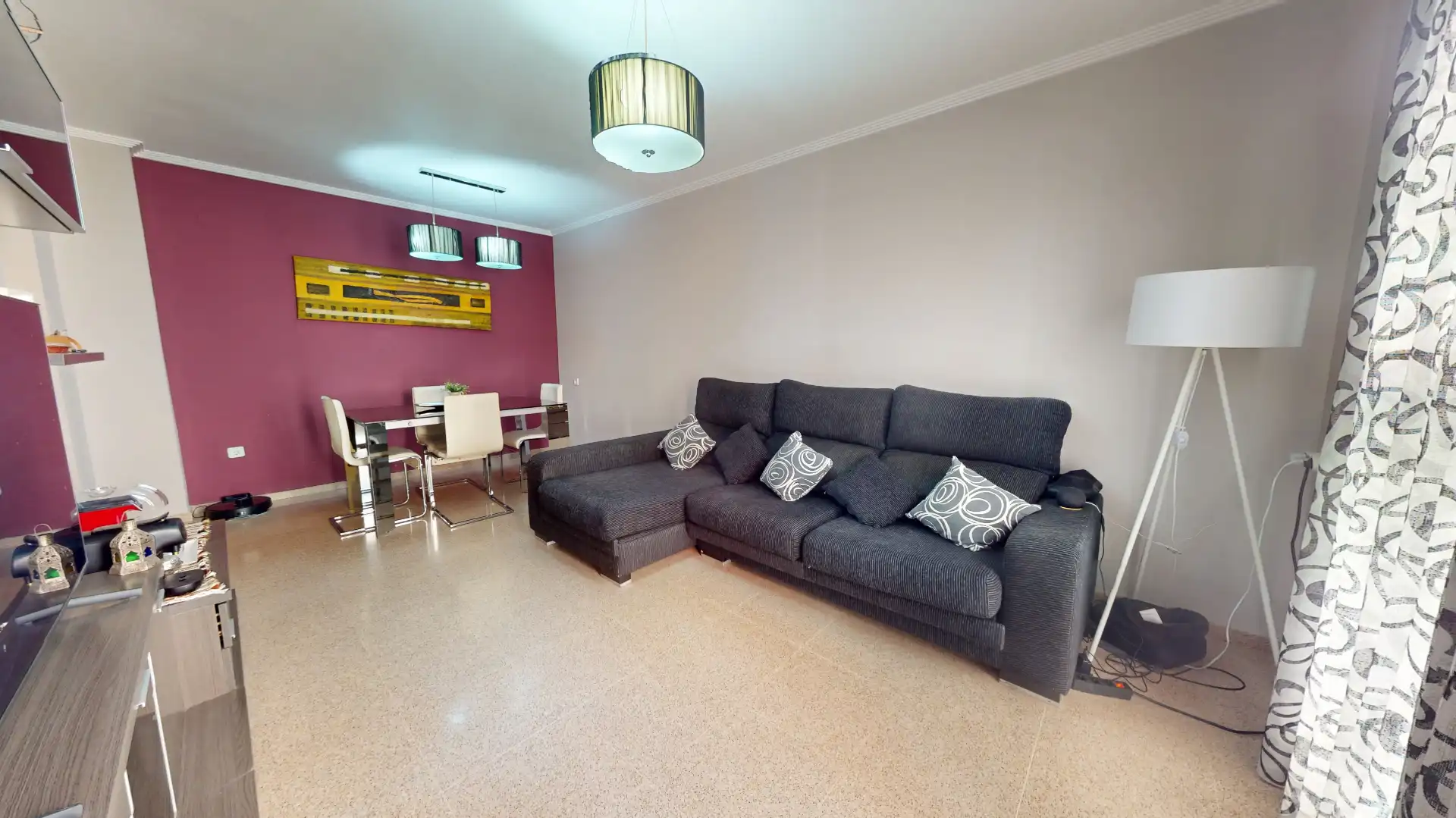 Living room of Flat for sale in Elda  with Terrace and Storage room