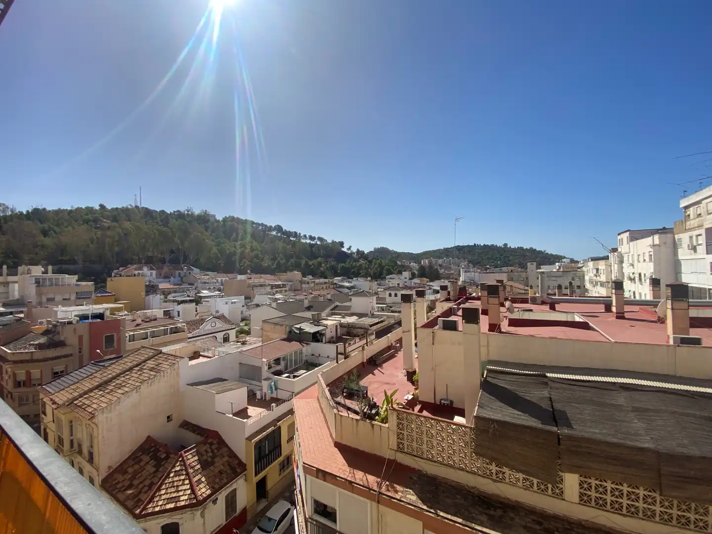 Exterior view of Flat for rent in Málaga  with Terrace, Oven and Washing machine