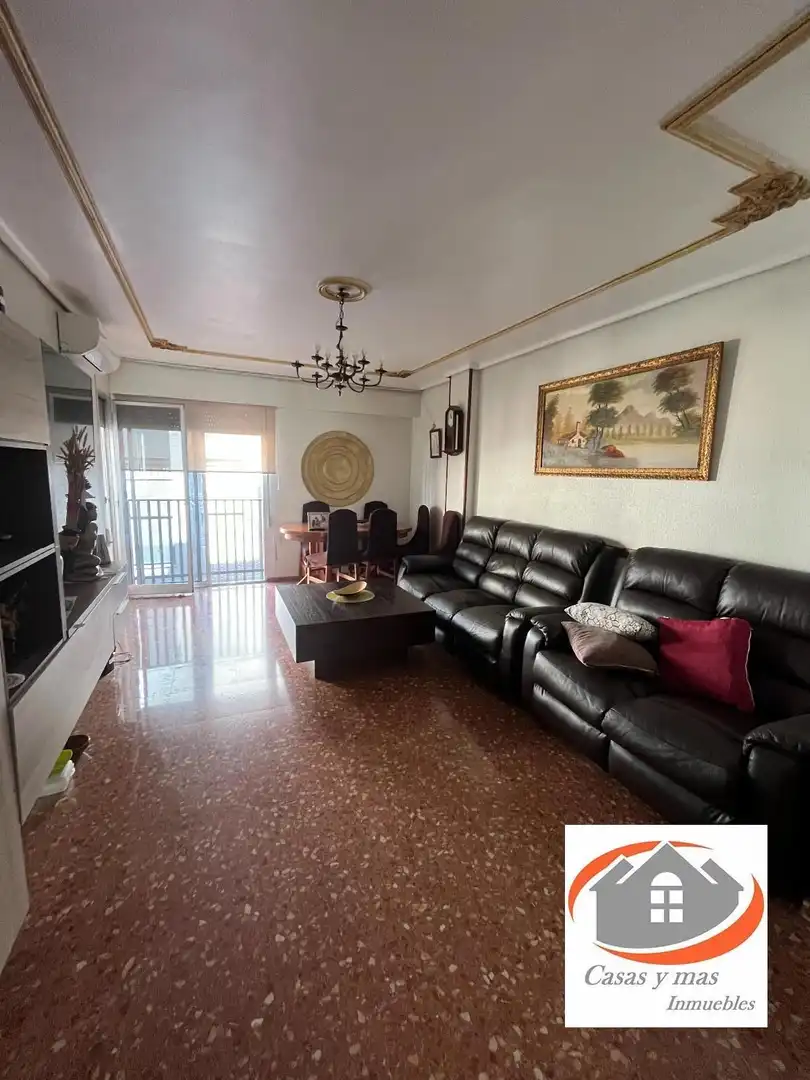 Sala de estar de Piso en venta en Burriana / Borriana con Trastero