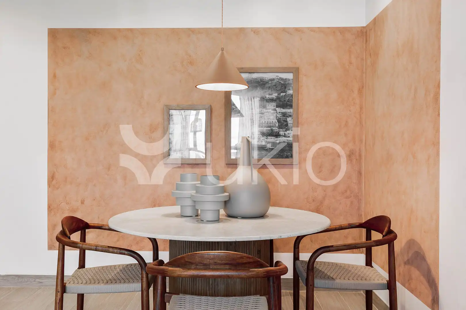 Menjador de Apartament de lloguer en Barcelona amb Aire condicionat, Calefacció i Moblat