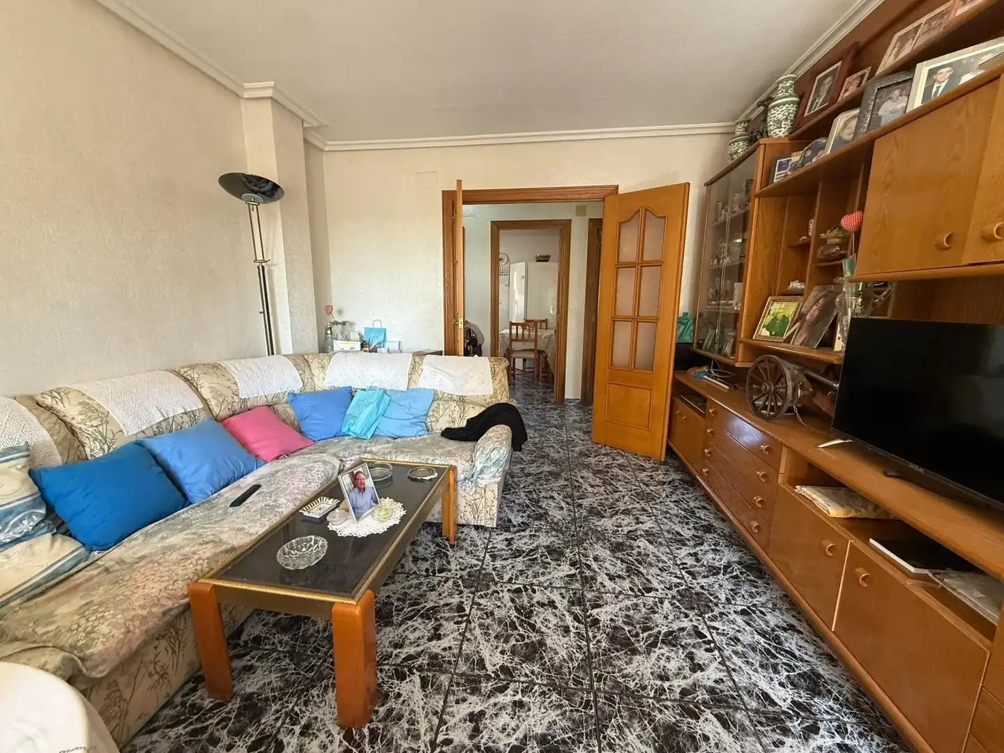 Sala de estar de Piso en venta en Guardamar del Segura con Aire acondicionado, Terraza y Trastero