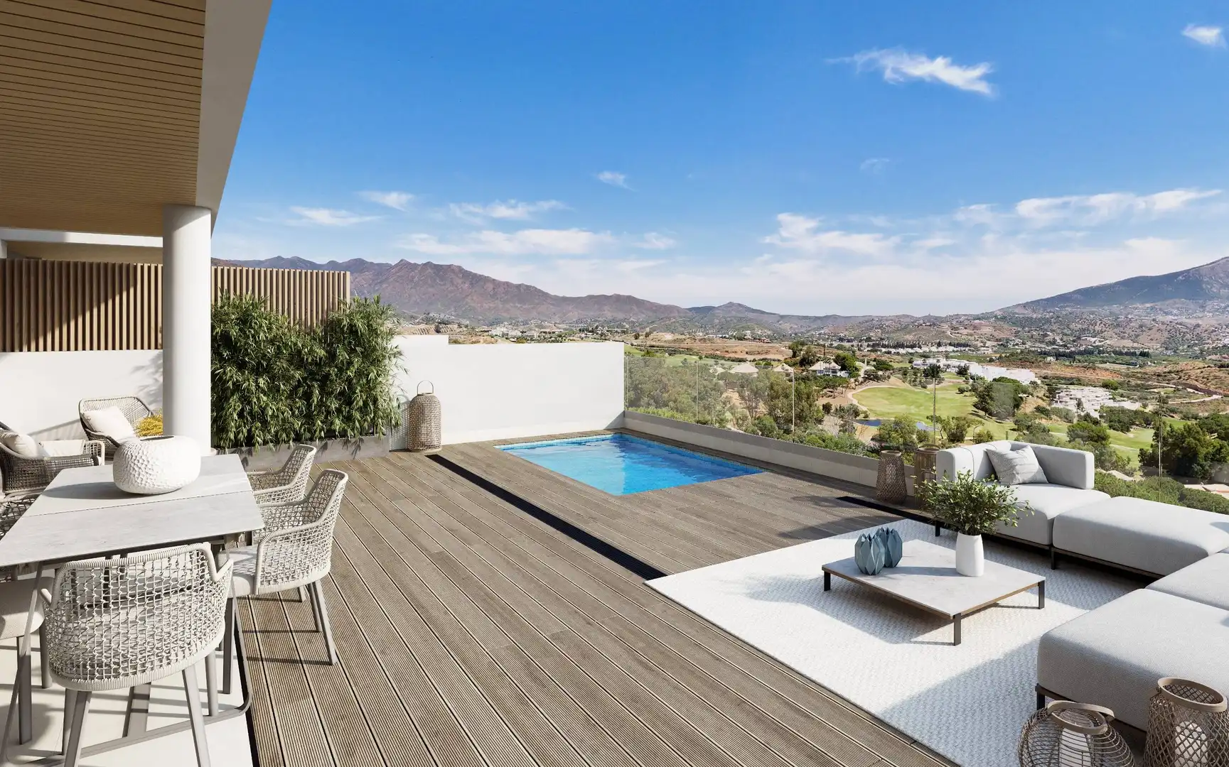 Terraza de Apartamento en venta en Mijas con Aire acondicionado, Calefacción y Terraza