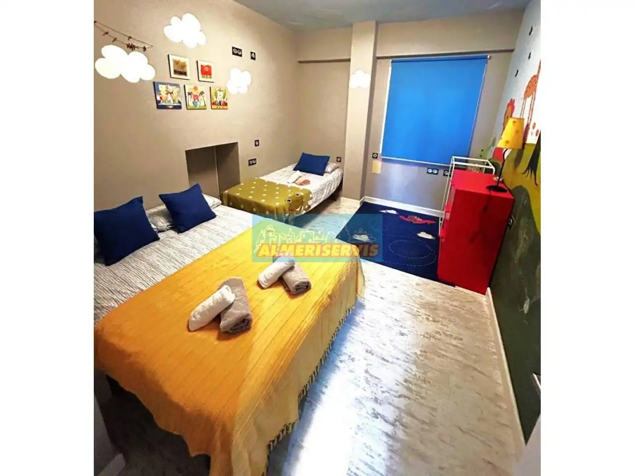 Schlafzimmer von Wohnungen zum Verkauf in Berja mit Klimaanlage, Terrasse und Möbliert