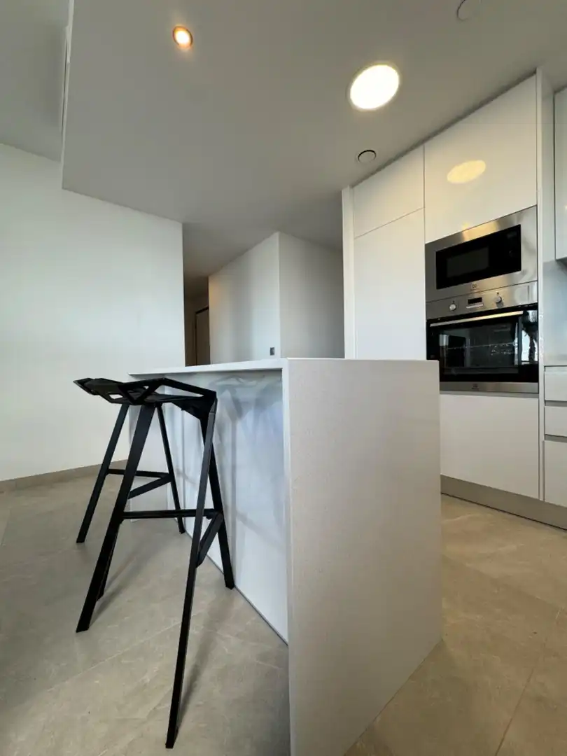 Kitchen of Apartments for rent in Benidorm  with Air Conditioner, Heating and Private garden