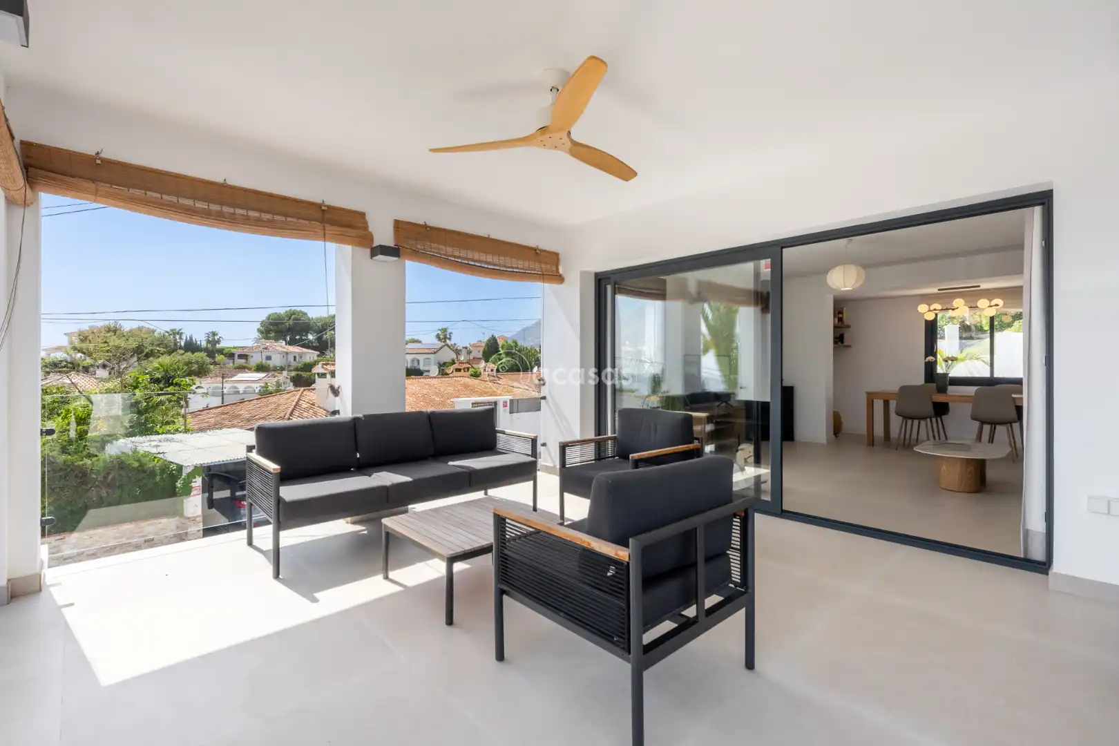 Terraza de Casa o chalet en venta en Benalmádena con Aire acondicionado, Calefacción y Jardín privado