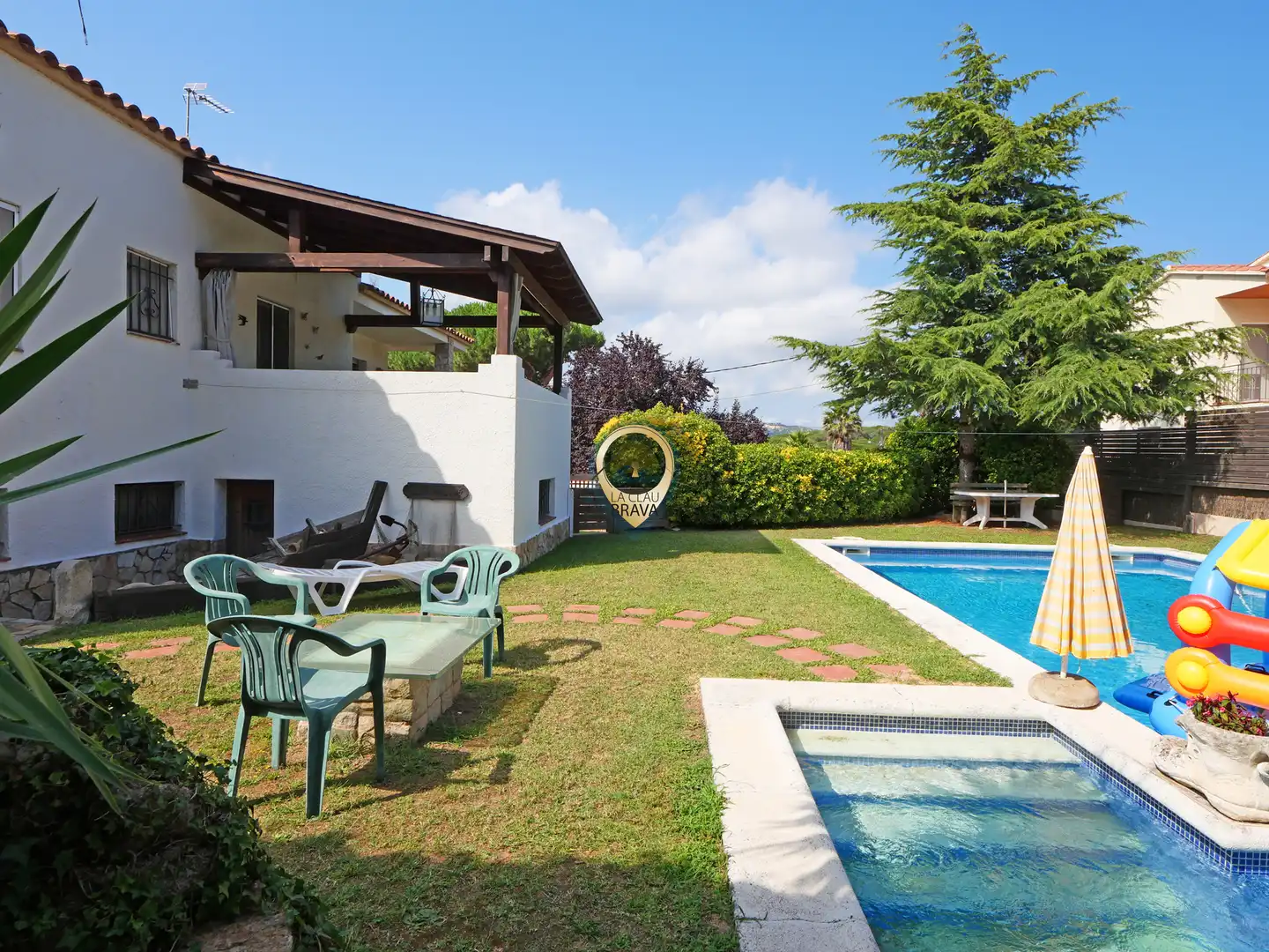 Jardí de Casa o xalet en venda en Santa Cristina d'Aro amb Calefacció, Jardí privat i Terrassa