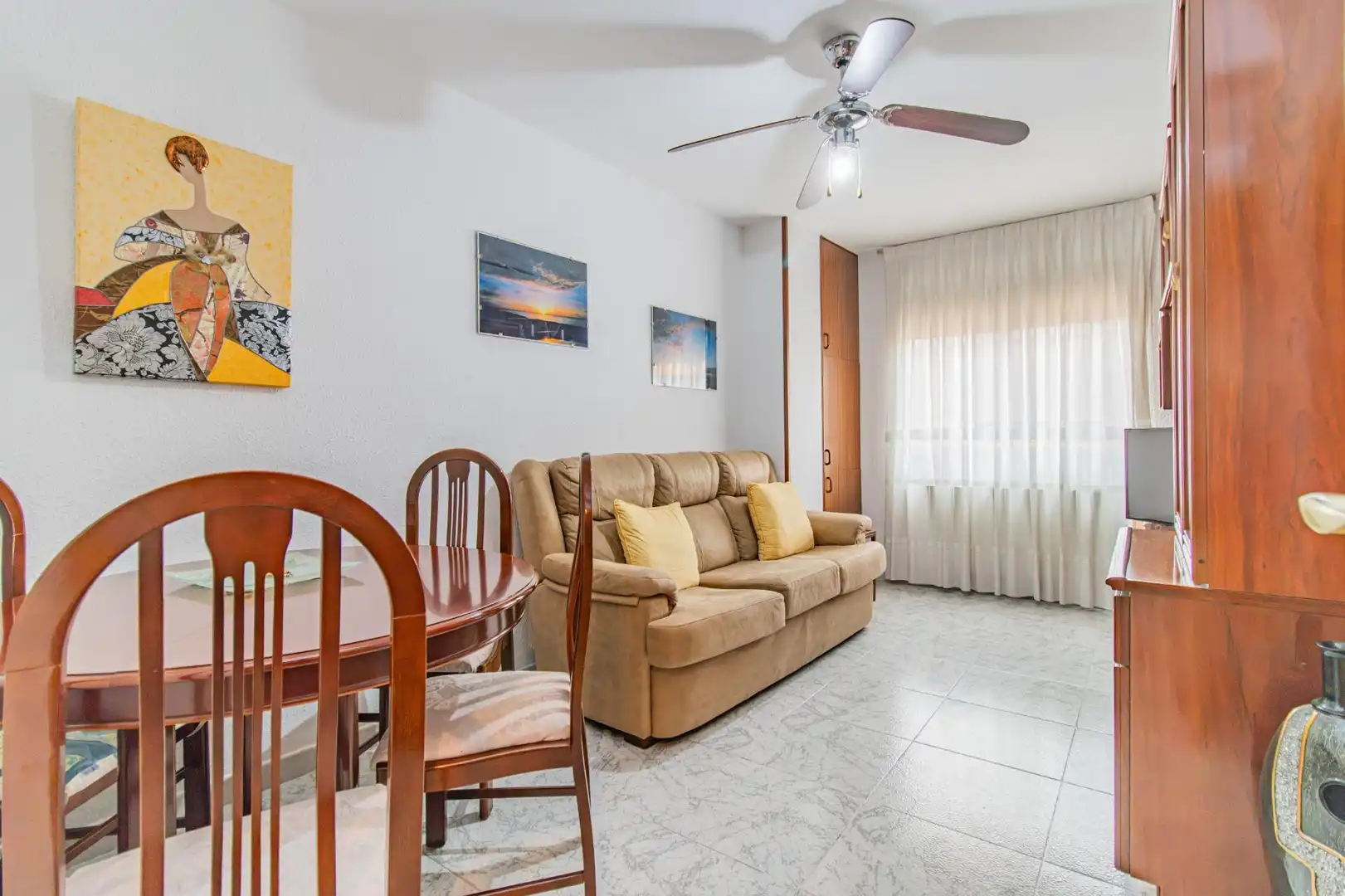 Sala de estar de Piso en venta en Delicias