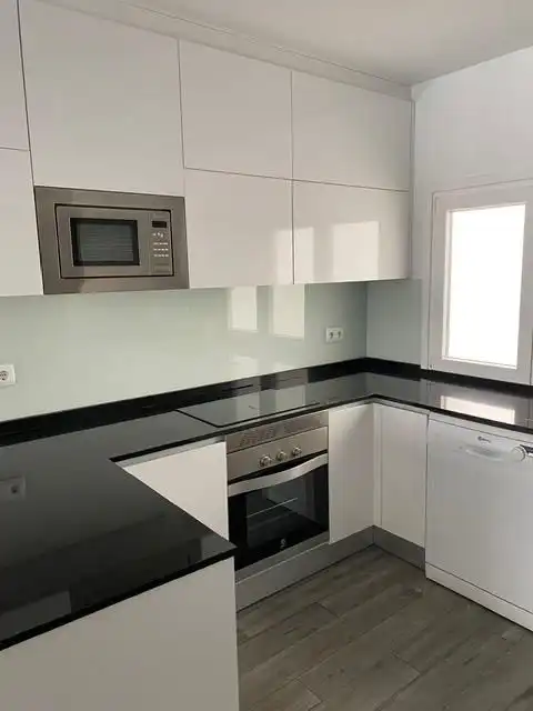 Kitchen of Flat for rent in Madrid  with Air Conditioner, Heating and Furnished