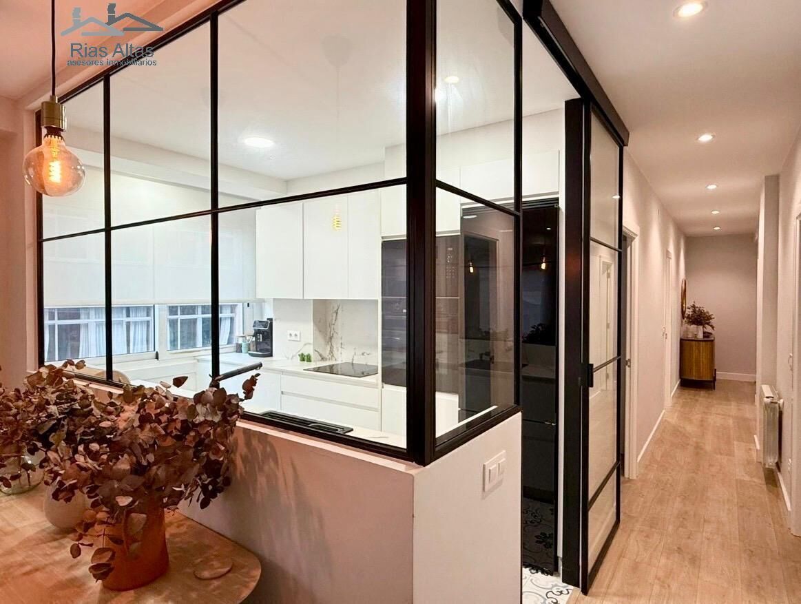 Kitchen of Flat for sale in A Coruña Capital   with Heating