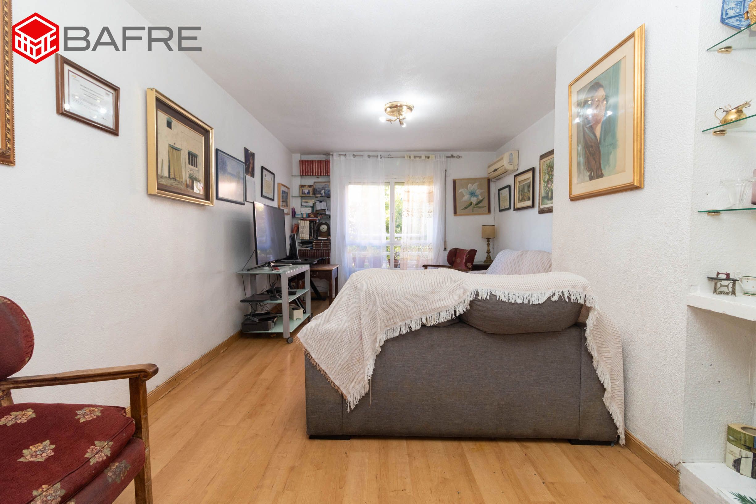 Bedroom of Flat for sale in  Madrid Capital  with Air Conditioner and Heating