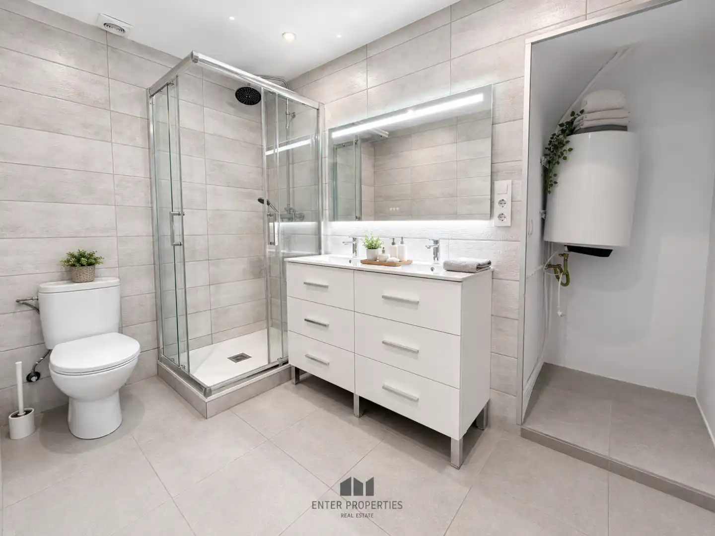Baño de Finca rústica en venta en Benitachell / El Poble Nou de Benitatxell con Aire acondicionado y Calefacción