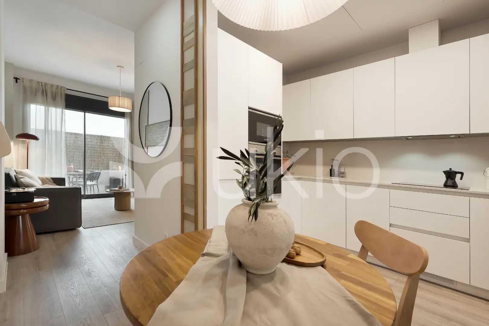 Küche von Wohnungen zur Miete in Madrid mit Heizung, Terrasse und Möbliert
