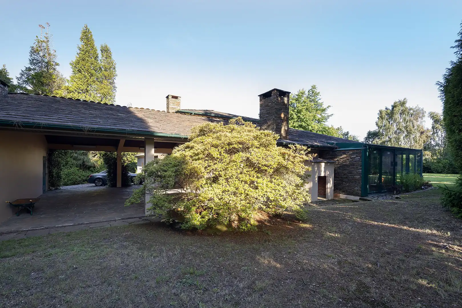 Vista exterior de Casa o chalet en venta en Oleiros con Calefacción, Jardín privado y Parquet