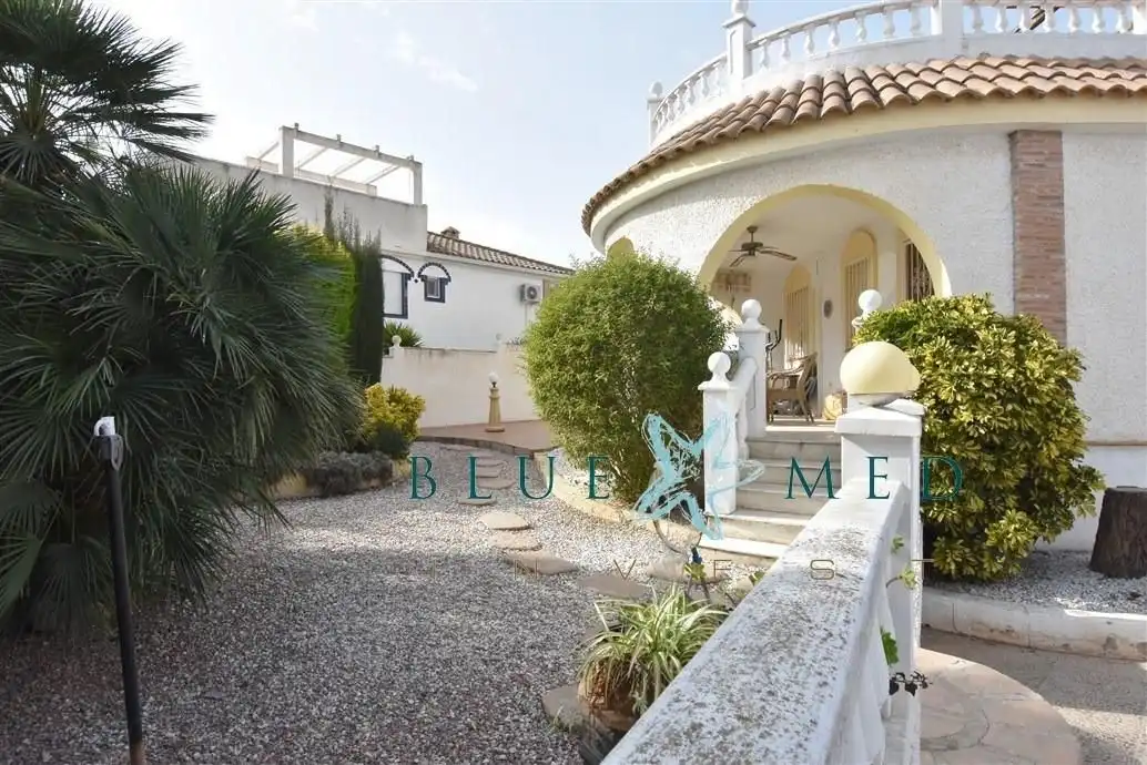 Vista exterior de Casa o chalet en venta en Mazarrón con Aire acondicionado, Jardín privado y Terraza